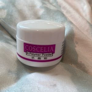 acrylic nail beads - white